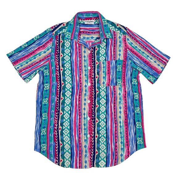 Vintage Alfred Dunner Shirt Women’s Size 10 Retro‎ 90s Saved By The Bell Miami - Picture 1 of 8